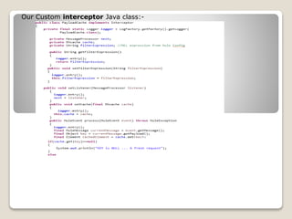 Our Custom interceptor Java class:-
 