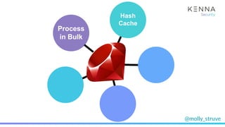 @molly_struve
Process
in Bulk
Hash
Cache
 