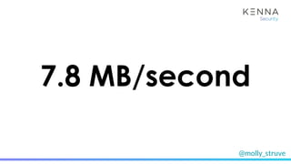 @molly_struve
7.8 MB/second
 