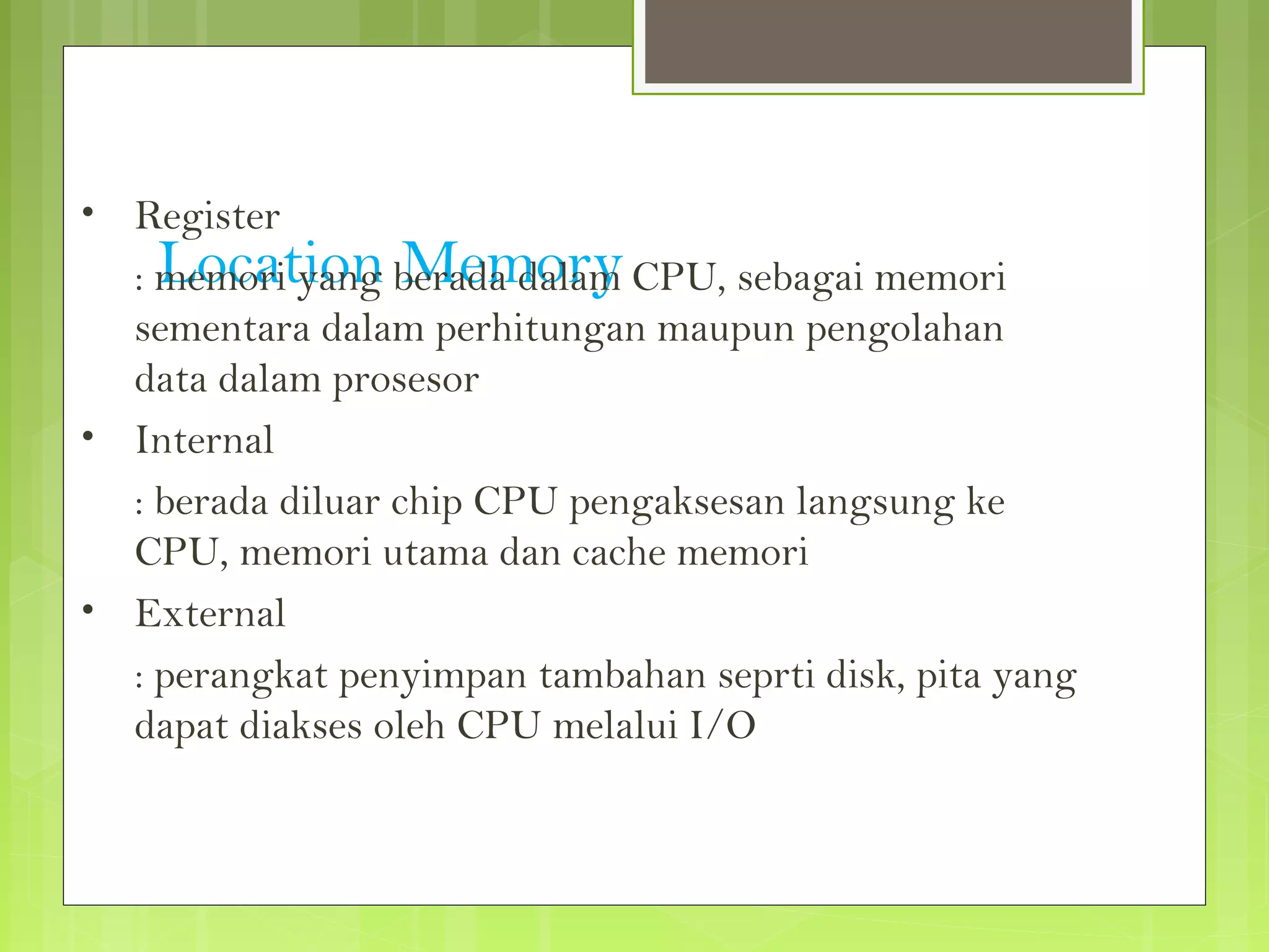 Cache memory | PPT