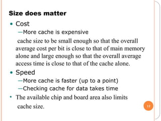 Unit 4-COMPUTER ORGANIZATION-CACHE MEMORY