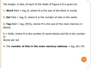 Unit 4-COMPUTER ORGANIZATION-CACHE MEMORY