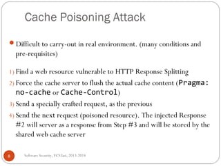 Cache poisoning | PPT