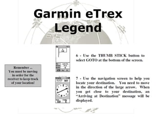 Garmin eTrex Legend 