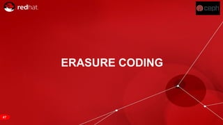 RED HAT CONFIDENTIAL | NDA ONLY
47
ERASURE CODING
 
