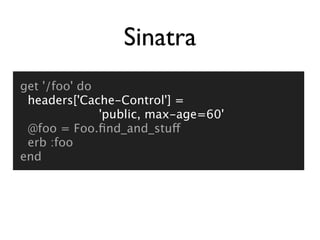 HTTP's Best-Kept Secret: Caching