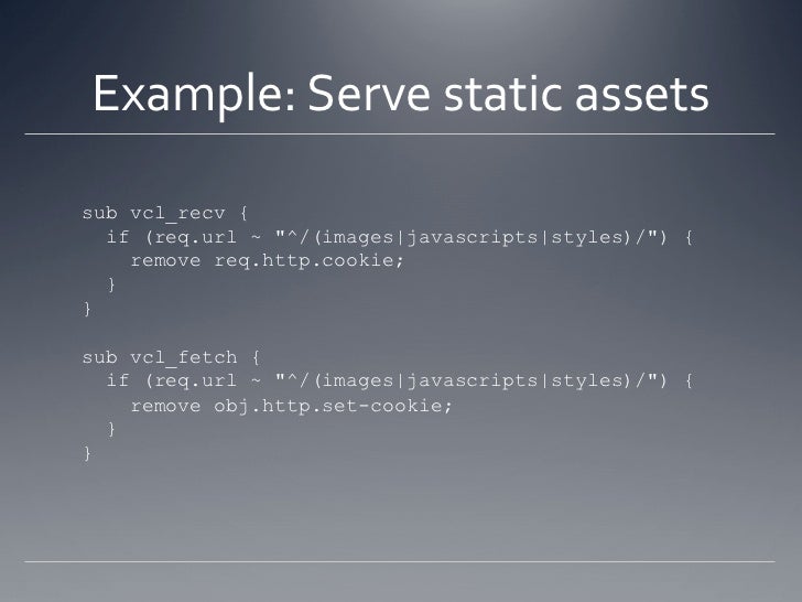 Caching with Varnish