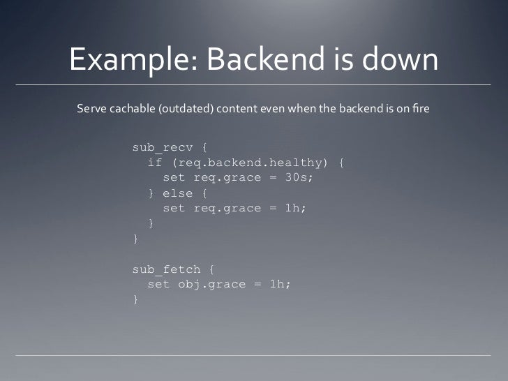 Caching with Varnish