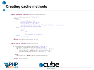 Make a complete query log (don't forget to turn it off !) 