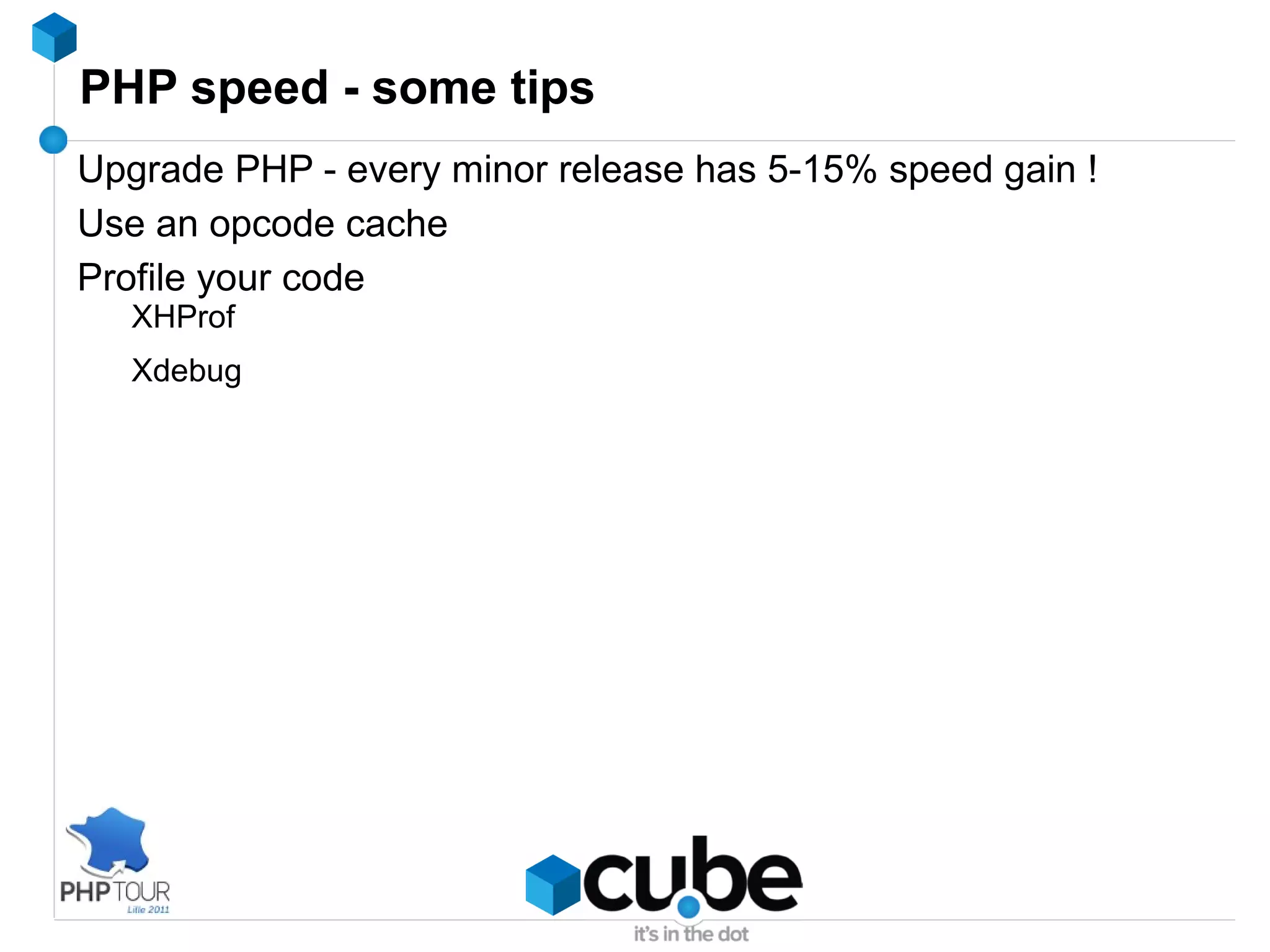 Caching storage - Memcache - some notes Not fault-tolerant It's a cache ! 