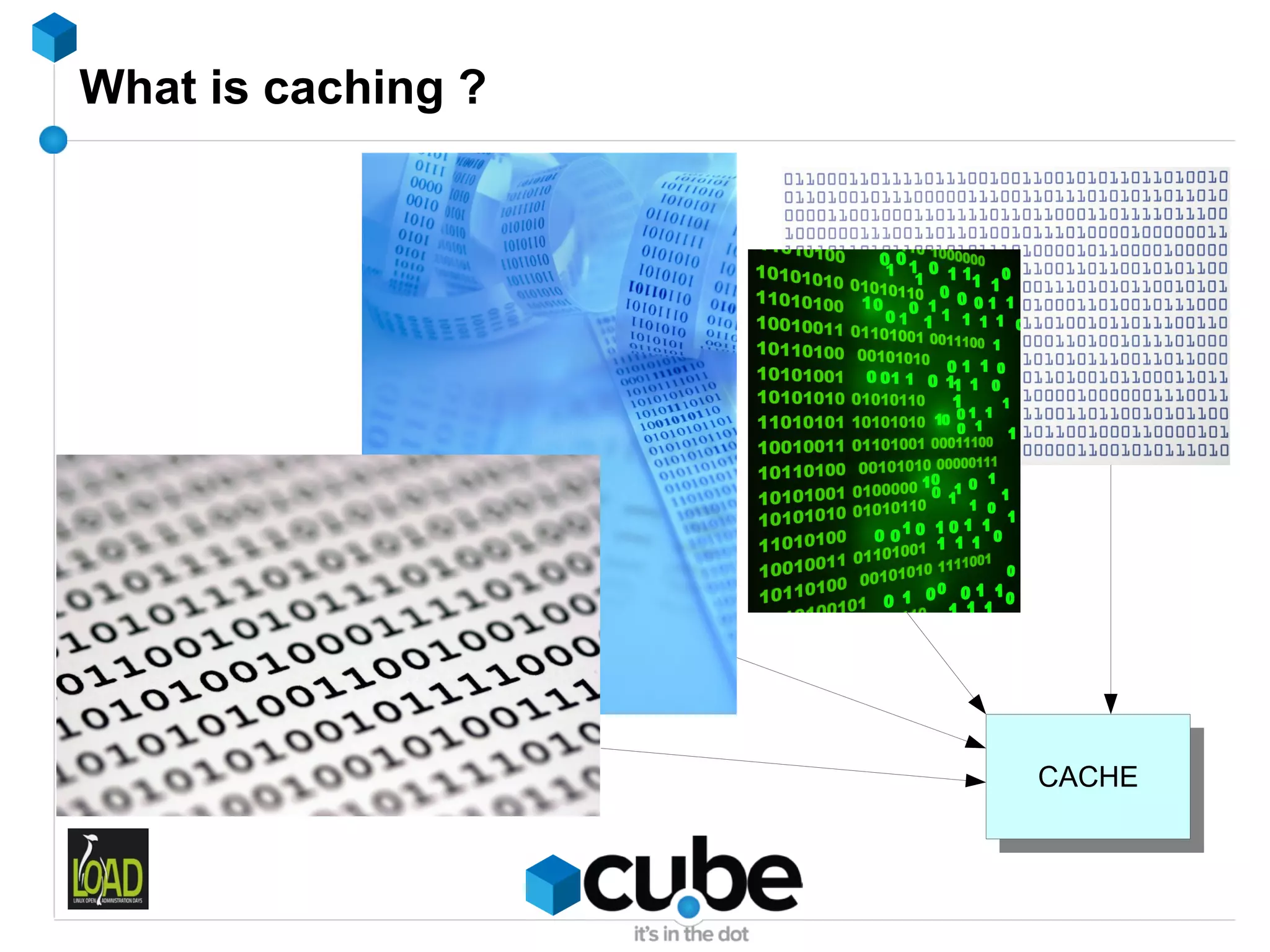 What is caching ?




                    CACHE
 