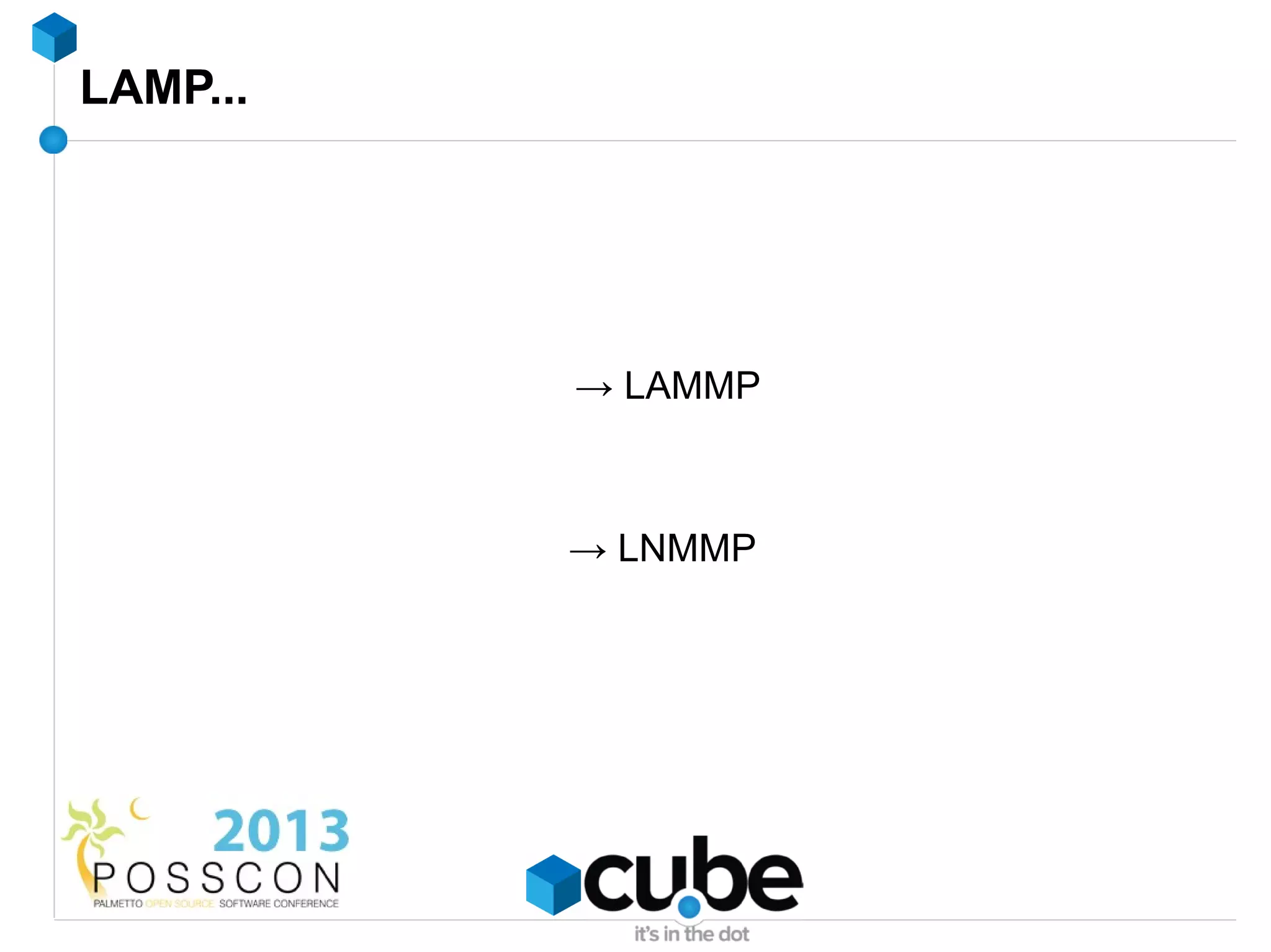 LAMP...




          → LAMMP



          → LNMMP
 