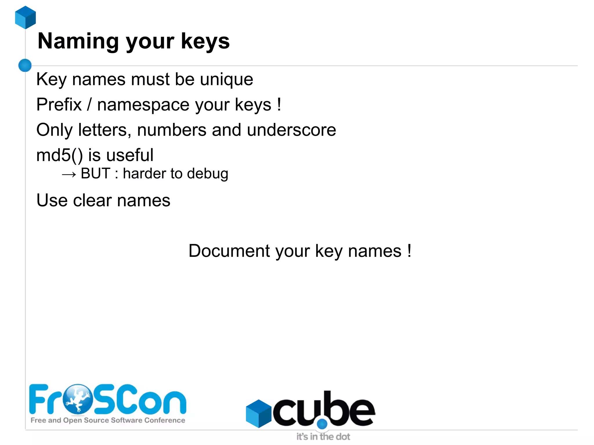 Server and connection overhead Goal : not  to get rid of DB 