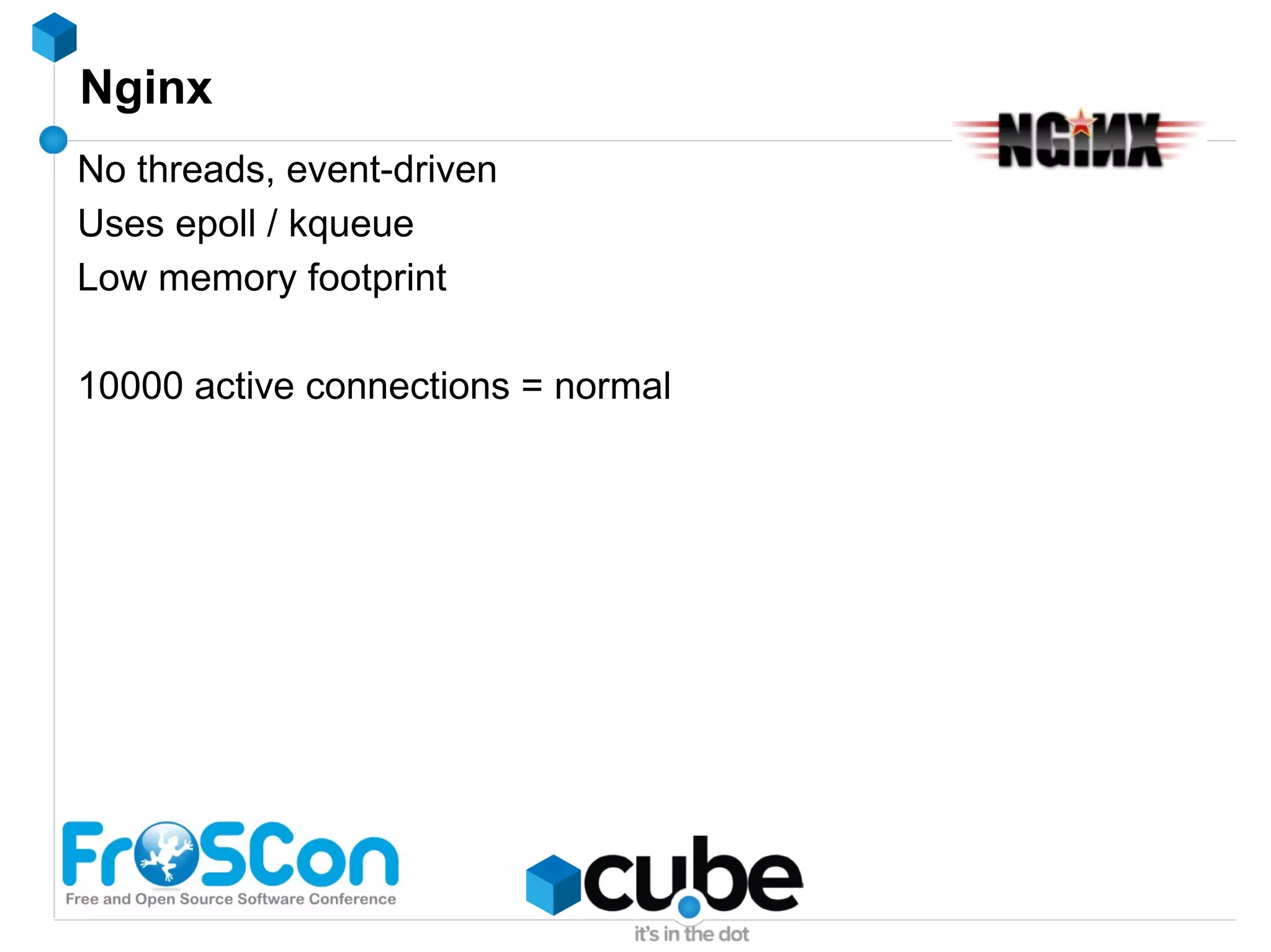 Good if you have : lots of reads 