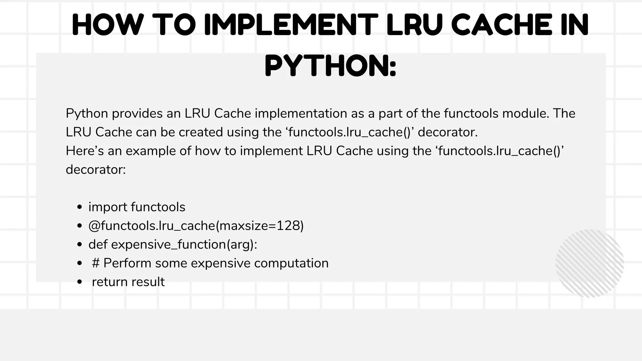 Caching In Python pdf