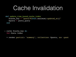 Real World Caching with Ruby on Rails | PDF