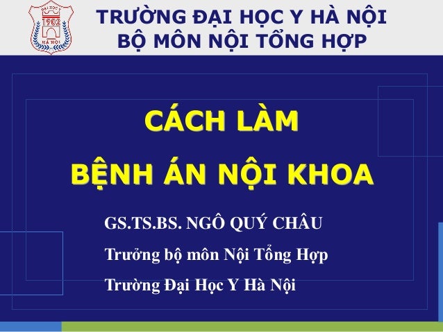 Cach Lam Bệnh An Nội Khoa
