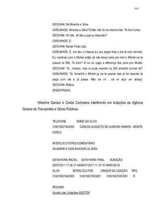 Relatório CPMI do Cachoeira parte 2