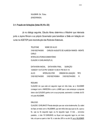 Relatório CPMI do Cachoeira parte 2