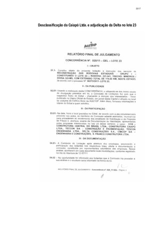 Relatório CPMI do Cachoeira parte 2