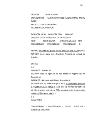 Relatório CPMI do Cachoeira parte 2