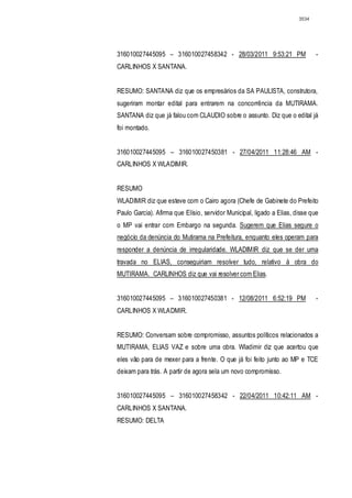 Relatório CPMI do Cachoeira parte 2