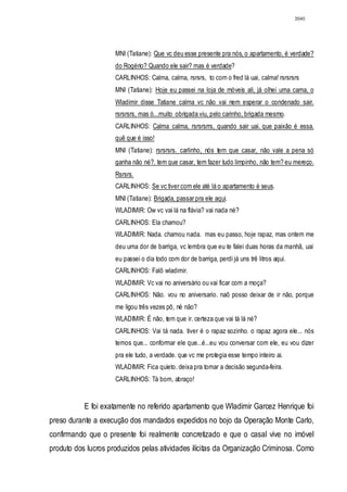 Relatório CPMI do Cachoeira parte 2