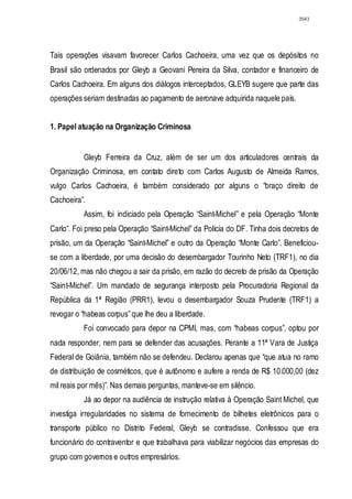 Relatório CPMI do Cachoeira parte 2