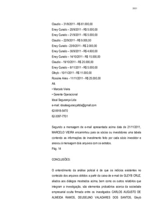 Relatório CPMI do Cachoeira parte 2