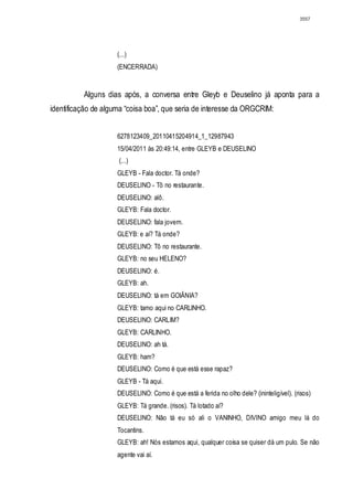 Relatório CPMI do Cachoeira parte 2