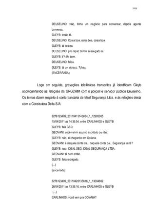 Relatório CPMI do Cachoeira parte 2