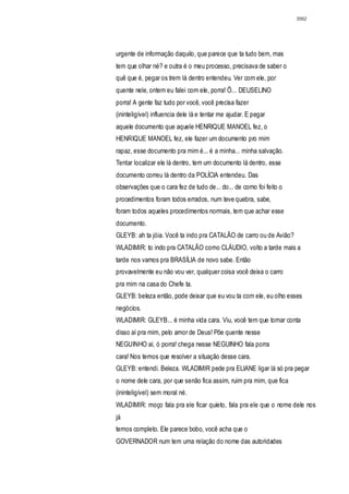 Relatório CPMI do Cachoeira parte 2