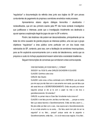 Relatório CPMI do Cachoeira parte 2