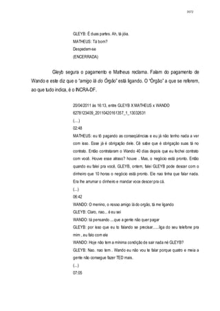 Relatório CPMI do Cachoeira parte 2