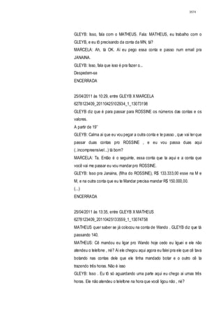 Relatório CPMI do Cachoeira parte 2