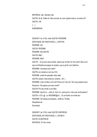 Relatório CPMI do Cachoeira parte 2