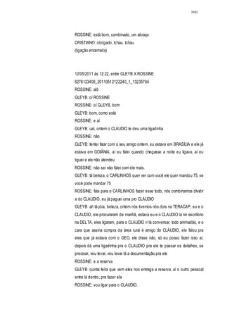 Relatório CPMI do Cachoeira parte 2