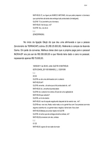 Relatório CPMI do Cachoeira parte 2