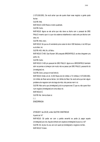 Relatório CPMI do Cachoeira parte 2