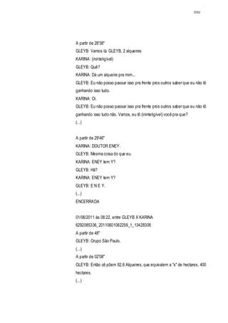 Relatório CPMI do Cachoeira parte 2