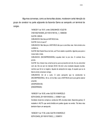 Relatório CPMI do Cachoeira parte 2