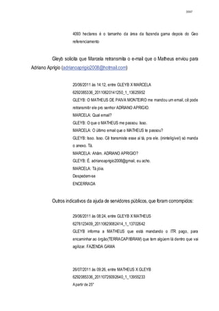 Relatório CPMI do Cachoeira parte 2