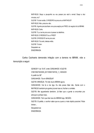 Relatório CPMI do Cachoeira parte 2