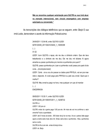 Relatório CPMI do Cachoeira parte 2