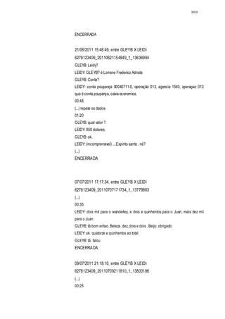 Relatório CPMI do Cachoeira parte 2