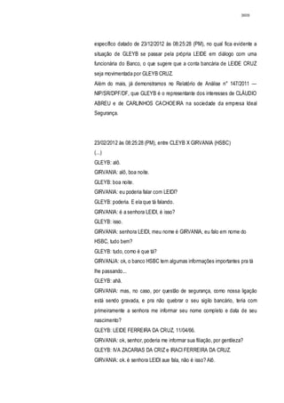 Relatório CPMI do Cachoeira parte 2