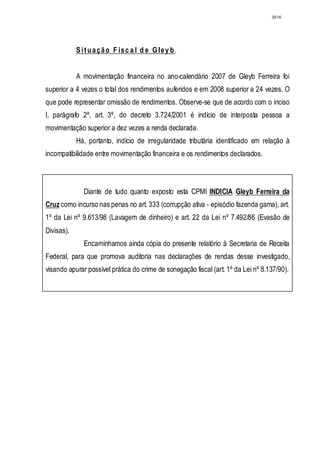 Relatório CPMI do Cachoeira parte 2