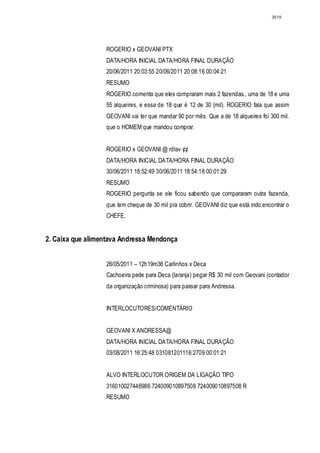 Relatório CPMI do Cachoeira parte 2