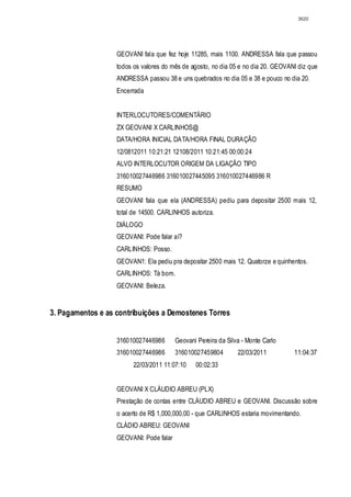 Relatório CPMI do Cachoeira parte 2