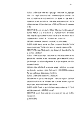 Relatório CPMI do Cachoeira parte 2